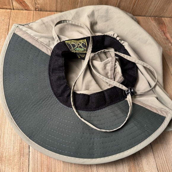 DPC Dorfman Pacific Co Nylon Fishing Sun Hat with Neck Flap sm/med green outdoor - Picture 5 of 5